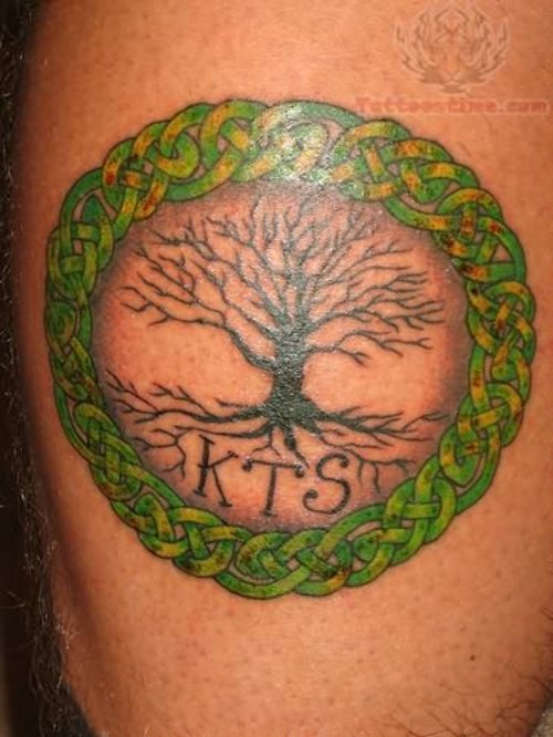 Knot Tree Tattoo