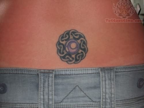 Lower Back Celtic Knot Tattoo