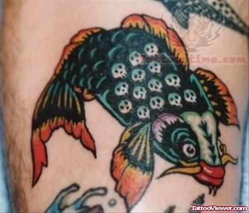 Koi Fish - Green Ink Tattoo