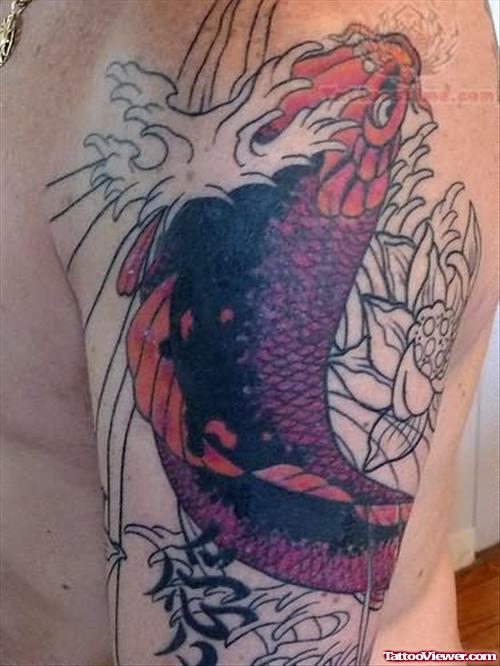 Amazing Koi Fish Tattoo