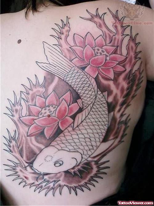 Beautiful Koi Fish Tattoo
