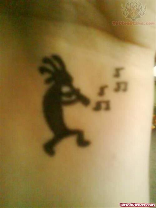 Kokopelli Tattoo on Wrist