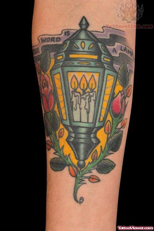 Candle Lamps Tattoo