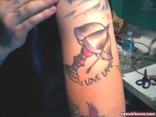Love Lamp Tattoo