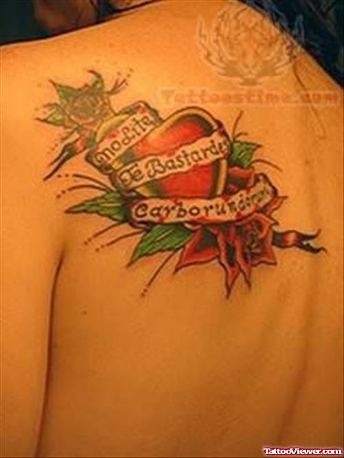 Latin Heart Tattoo