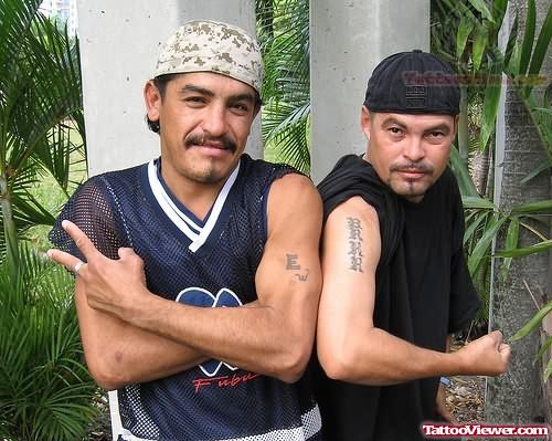 Latino Biceps Tattoo