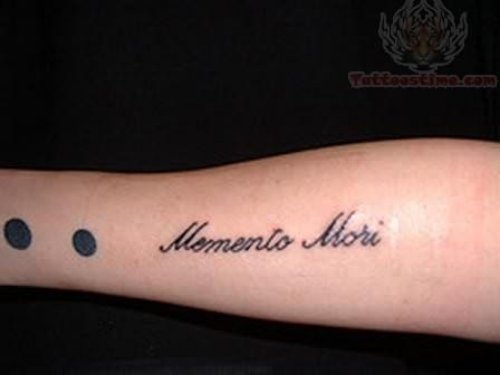 Memento Latin Tattoo