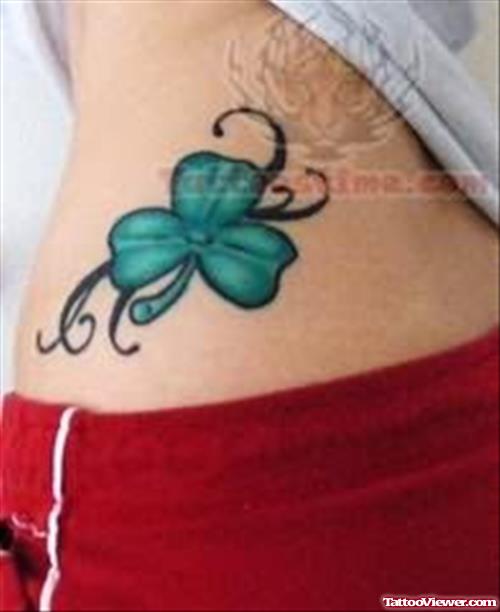 Sexy Clover Leaf Tattoo