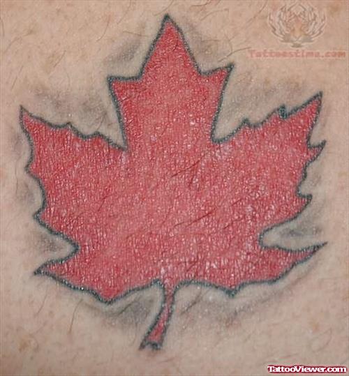 Red Leaf Tattoo