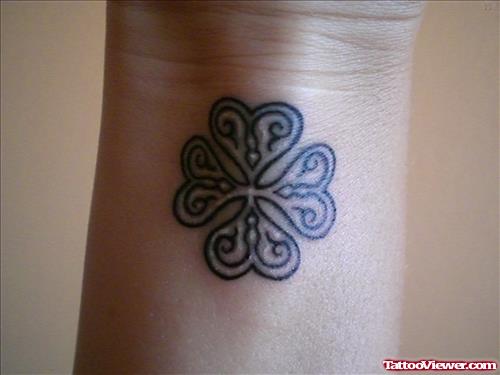 Clover Leaf Tattoo For Wrist