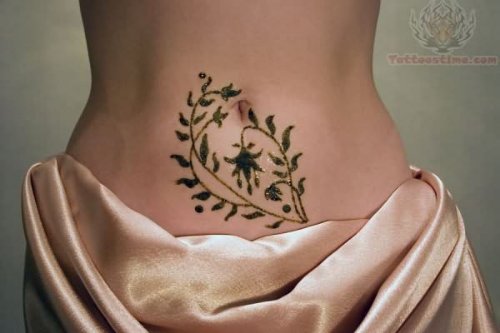 Branch And Leaf Tattoo