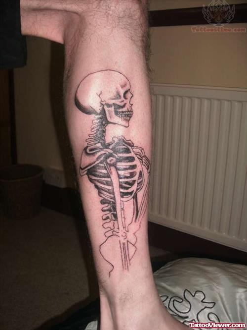 Skeleton Leg Tattoos
