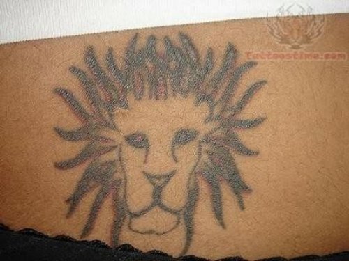 Simple Leo Zodiac Tattoo