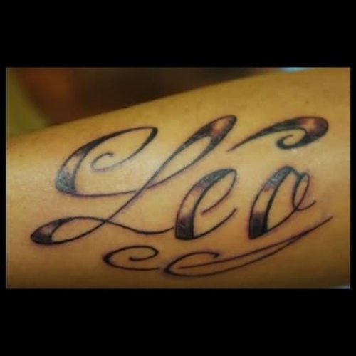 Leo Tattoo On Arm