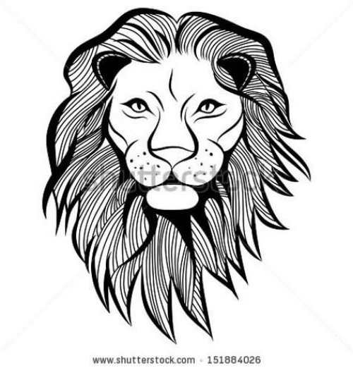 Lioness Leo Head Tattoo Design For Girls