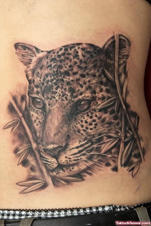 Leopard Tattoo On Lower Back