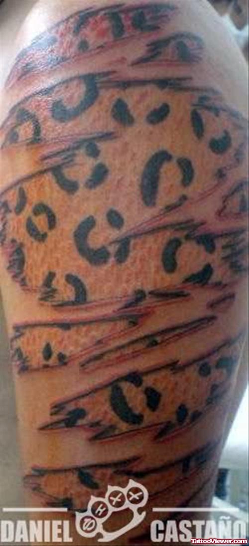 Leopard Skin Print Tattoo