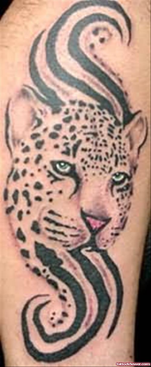Tribal Leopard Tattoo