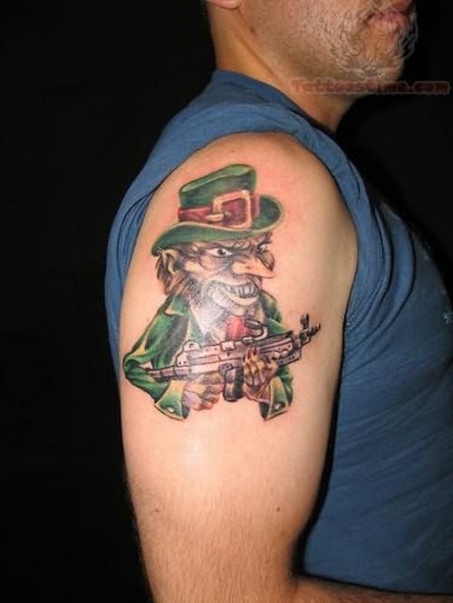 Leprechaun Army Tattoo