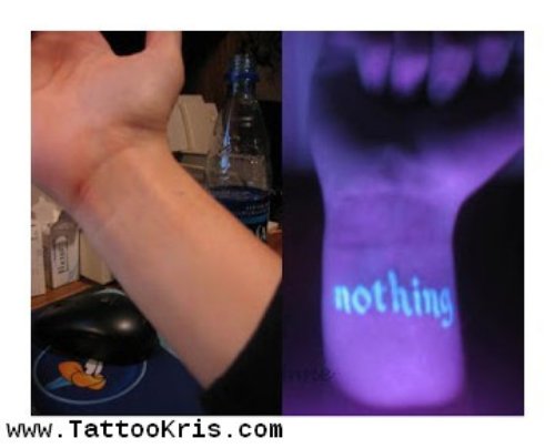 Nothing Light Tattoo On Forearm