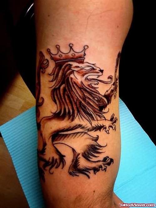 Lions Logo Tattoo