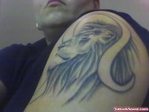 Lion Tattoo For Shoulder