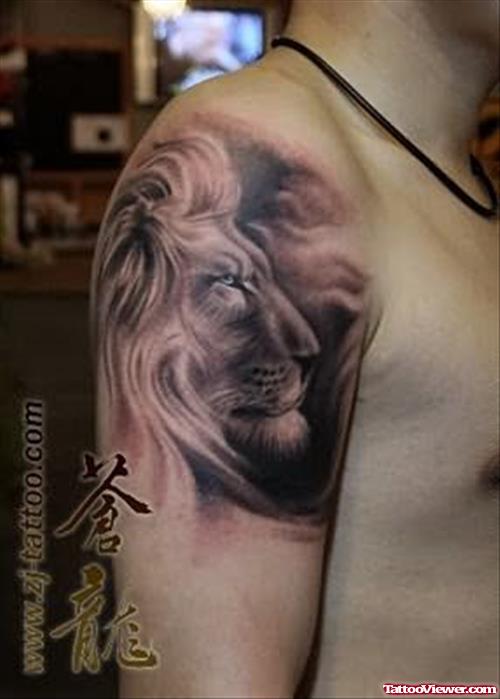Lion Tattoo Designs For Shoulder