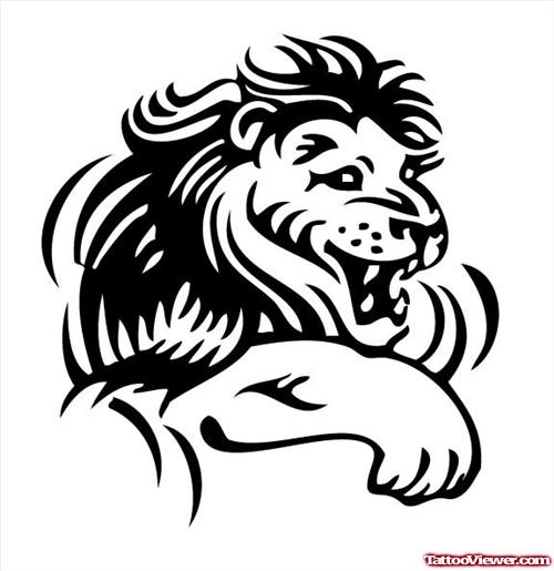 Lion Animal Tattoo Sample