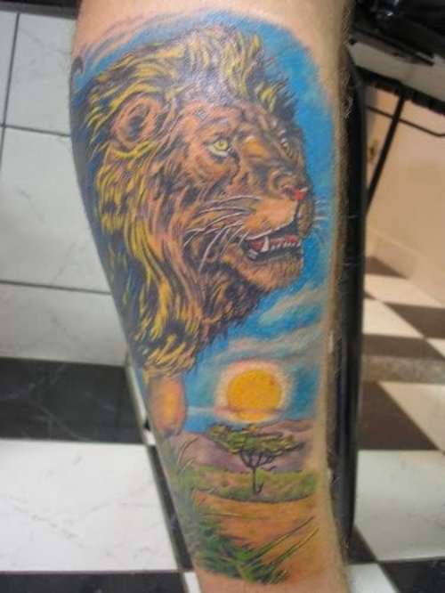 The King of Jungle вЂ“ Lion Tattoo