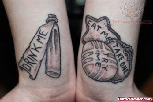 Literary Tattoos On Wrists