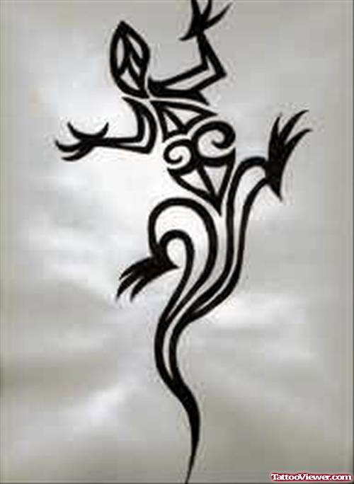 Celtic Lizard Tattoo Drawing