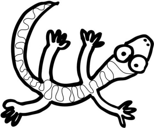 Lizard Funny Tattoo Designs