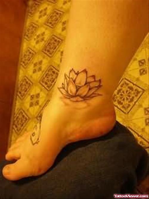 Small Size Lotus Tattoo