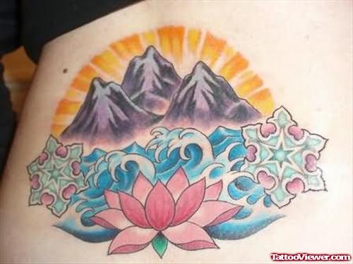 Fascinating Lotus Tattoo