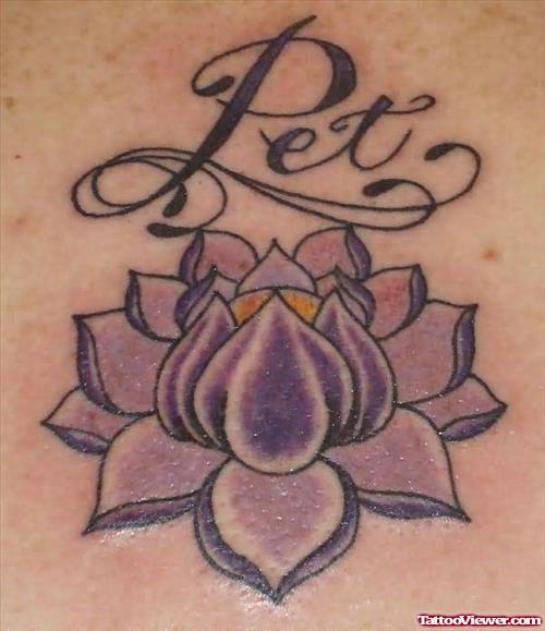 Free Lotus Flower Tattoo