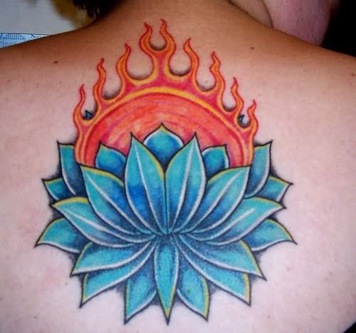 Burning Lotus Tattoo