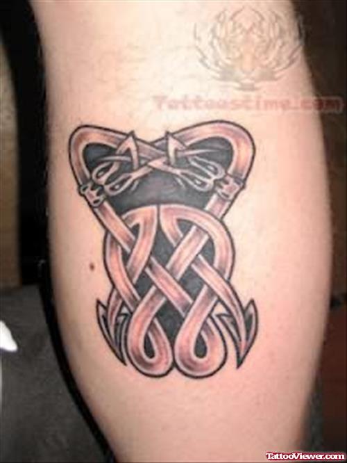 Tribal Love Tattoo Design