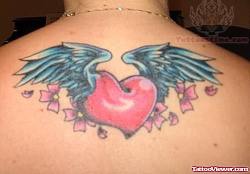 Angel Winged Heart - Love Tattoo