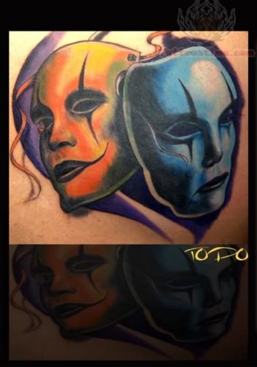 Color Ink Masks Tattoos