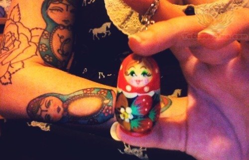Matryoshka Doll And Tattoo