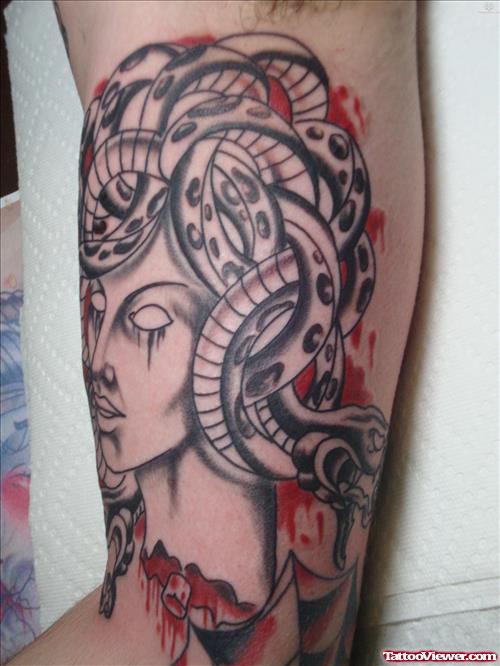 Amazing Medusa Tattoo