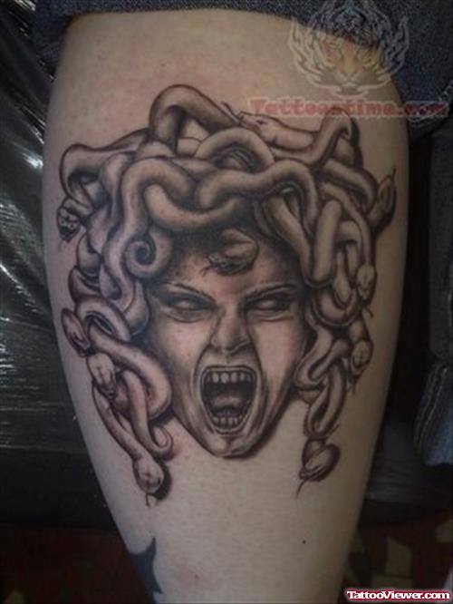 Crawling Medusa Tattoo