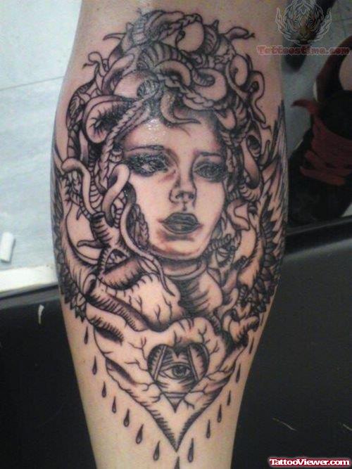 Medusa Tattoo On Arm