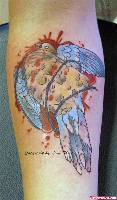 Memorial Tattoo On Arm