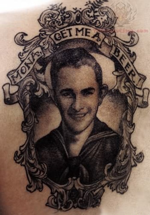 Memorial Portrait Tattoo