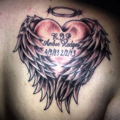 Rip Amber Memorial Tattoo