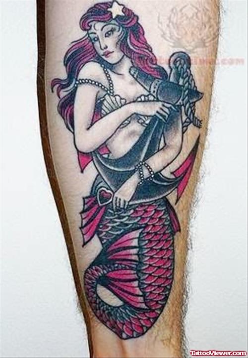 Mermaid Color Ink Tattoos