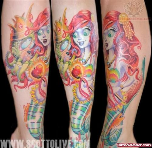 Mermaid Tattoos For Arms