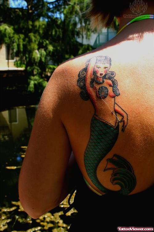 Latest Mermaid Tattoo Design