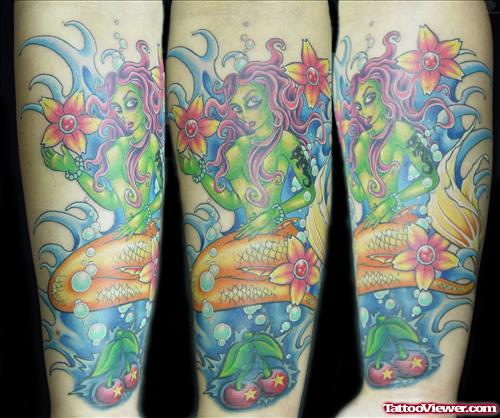 Mermaid Tattoo By Tattoostime